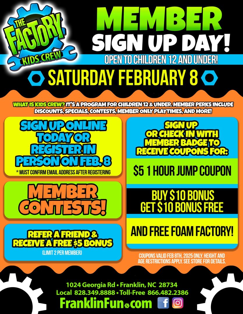 Kids Crew Member Sign Up Day