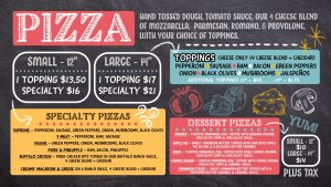 Pizza Factory Menu 2025